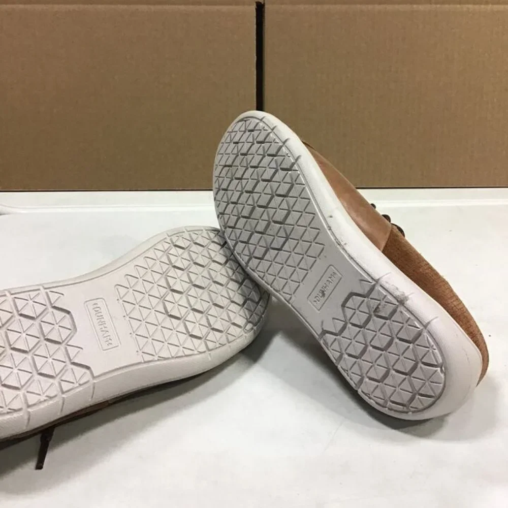 DUNHAM FITSMART‎ MEN'S LTT TAN LEATHER SNEAKER SHOES 8